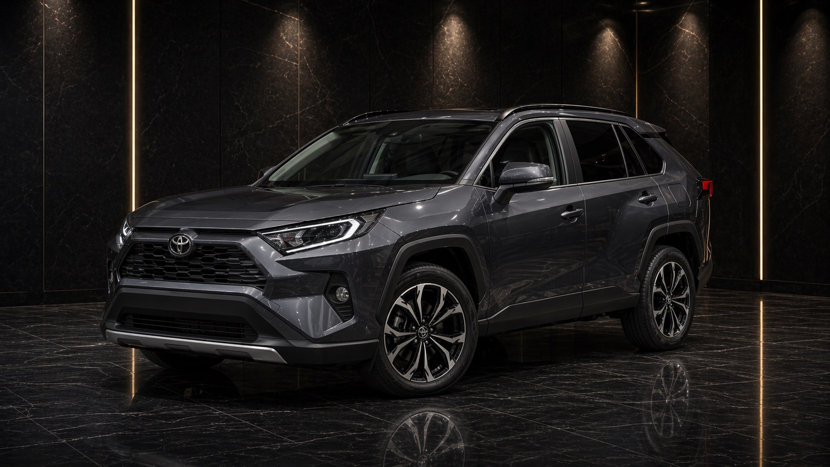 Toyota RAV4 SUV voor waardebepaling